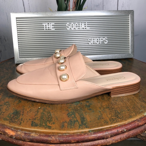 Catherine Malandrino Shoes - Catherine Malandrino Quentin Vegan Leather Mules